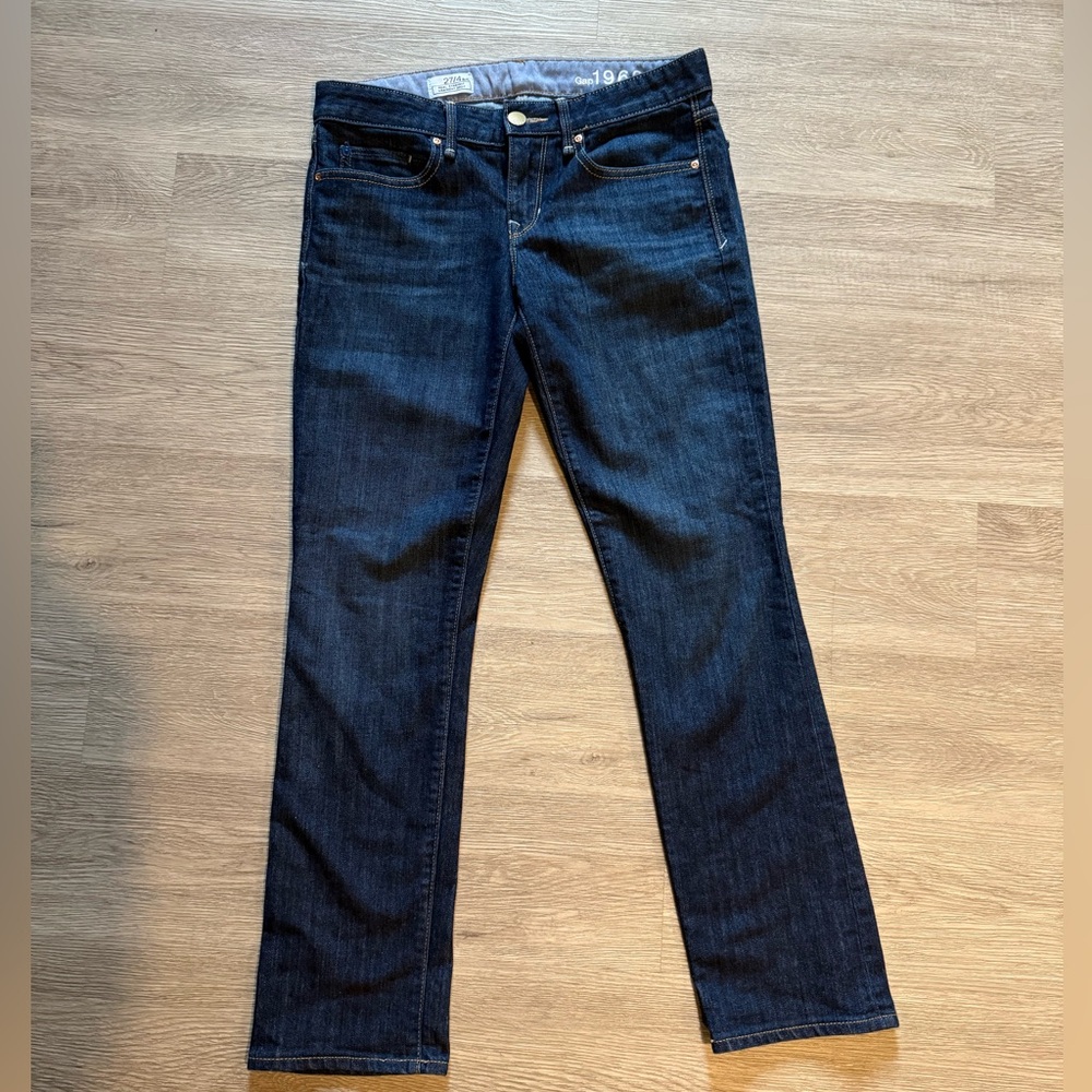 Gap Straight-Leg Jeans, Size 27/4